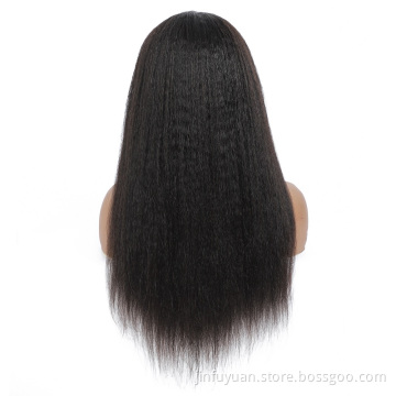 13x4 Brazilian Hair Frontal Lace Wig,kinky straight Human Hair Wig,Lace Frontal Human Hair Wig